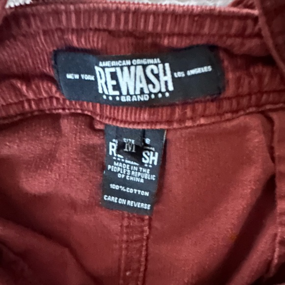 🌑 S O L D 🌑 Rewash Cordoury OverallS Suspender Dress M - Picture 4 of 7